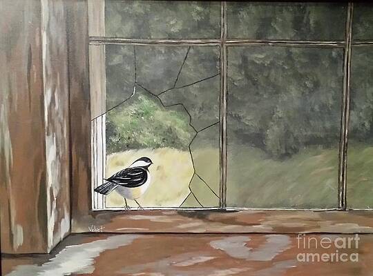 The Bird House Painting By Velvet English