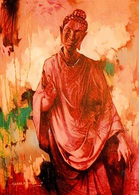 Gautam Buddha Paintings | Fine Art America