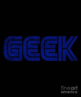 Wall Art - Digital Art - Geek White Vintage #1 by Flippin Sweet Gear