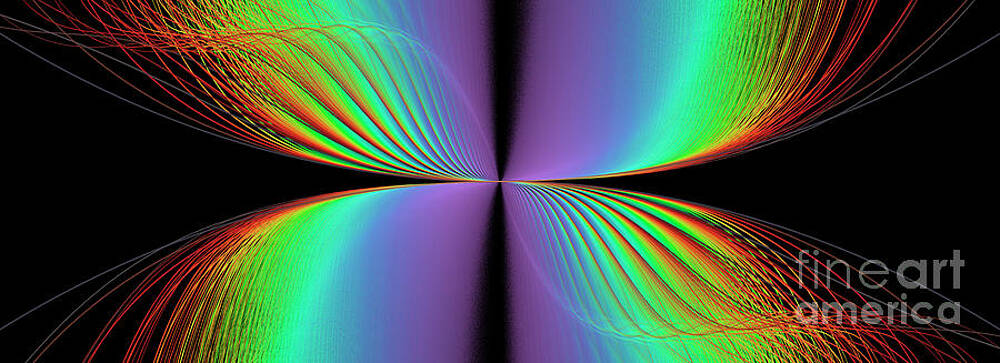 Wall Art - Photograph - Gravitational Waves Abstract #1 by Science Photo Library