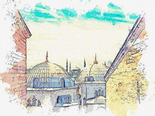 Hagia Sophia Paintings Page 2 Of 3 Fine Art America