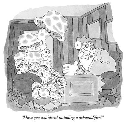 Wall Art - Drawing - Have You Considered Installing A Dehumidifier #1 by Gahan Wilson