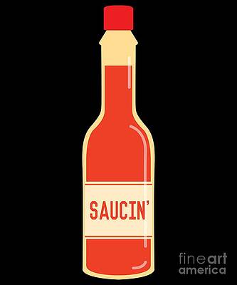 Wall Art - Digital Art - Hot Saucin #1 by Flippin Sweet Gear