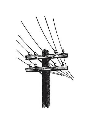 Update more than 127 electric pole sketch latest