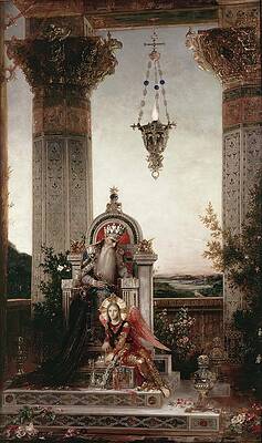 Wall Art - Painting - King David by Gustave Moreau