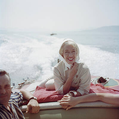 Lily On The Riviera Print by Slim Aarons