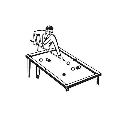 Pool Table Drawings | Fine Art America