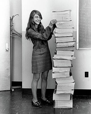Wall Art - Photograph - Margaret Hamilton, American Computer #2 by Science Source