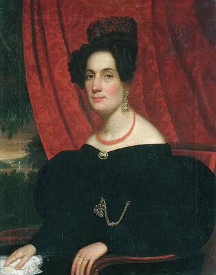Wall Art - Painting - Mary Ann Garrits by Frederick R. Spencer