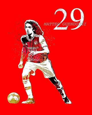 Matteo Guendouzi by Art Popop Matteo Guendouzi by Art Popop