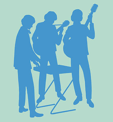 Wall Art - Drawing - Musical Trio by CSA Images