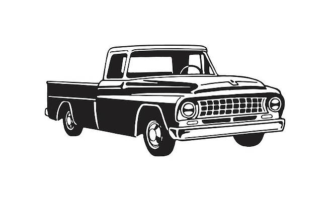 Old Truck Drawings | Fine Art America