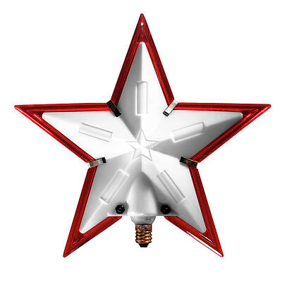 Wall Art - Drawing - Plastic Star Christmas Tree Topper by CSA Images