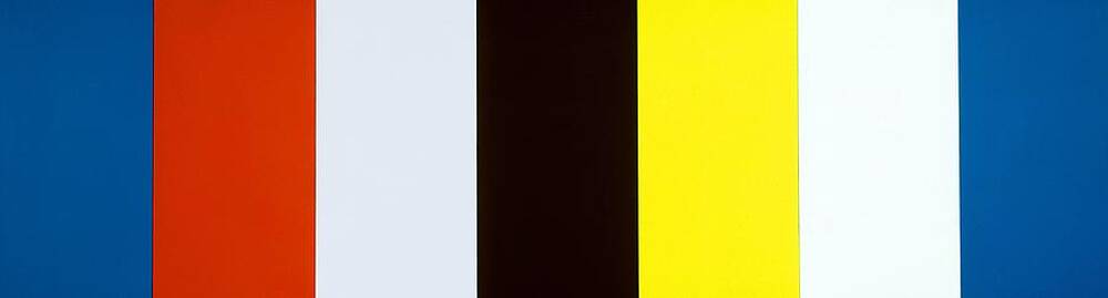 Red Yellow Blue White And Black Painting By Ellsworth Kelly