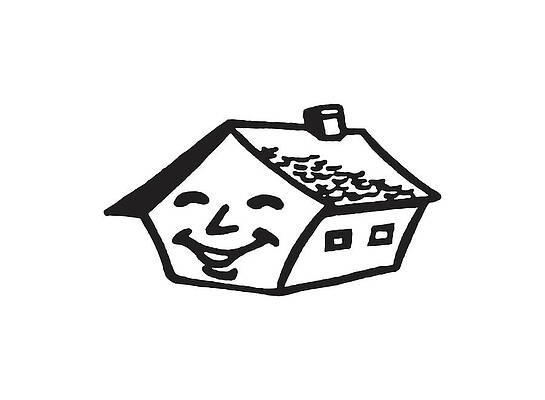 Wall Art - Drawing - Smiling House #1 by CSA Images