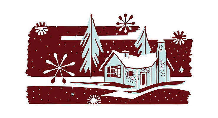 Christmas Scene Sketch Vector Images over 380