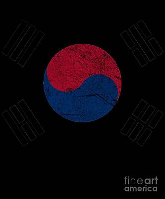 Wall Art - Digital Art - South Korea Vintage #1 by Flippin Sweet Gear