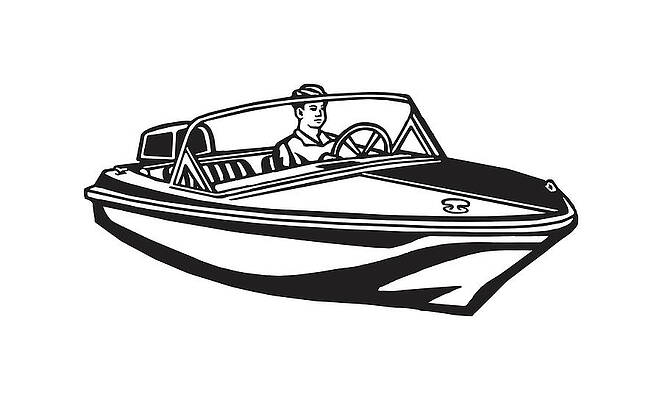 Speed Boat Drawings for Sale - Fine Art America