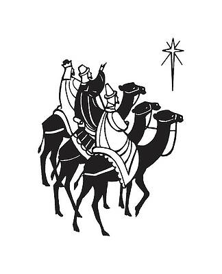 Three wise men Black and White Stock Photos  Images  Alamy