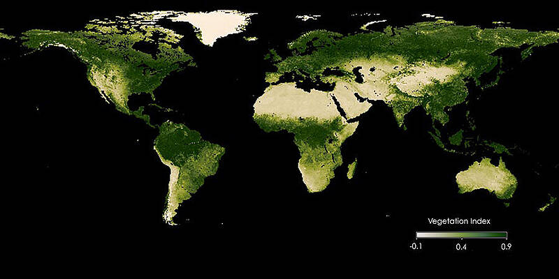 Wall Art - Photograph - Vegetation Index Map, July 2020 #1 by Science Source