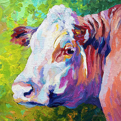 Cow Head Paintings Fine Art America