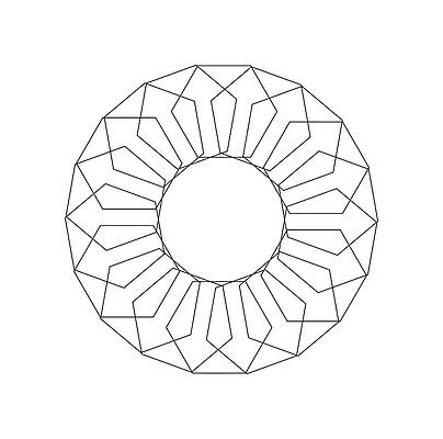Spirograph Geometric Coloring Pages