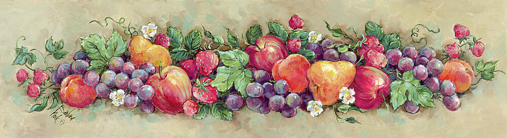 Wall Art - Painting - 1222 Fruit Panel by Barbara Mock