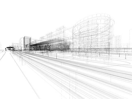 Wall Art - Photograph - 3d Architecture Abstract #15 by Nadla