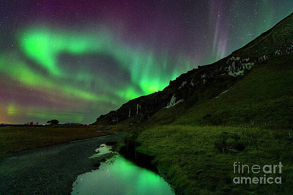 Wall Art - Photograph - Aurora Borealis Over Iceland #16 by Science Photo Library