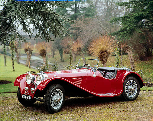 Wall Art - Photograph - 1937 Jaguar Ss-100 by Tom Burnside / Science Source
