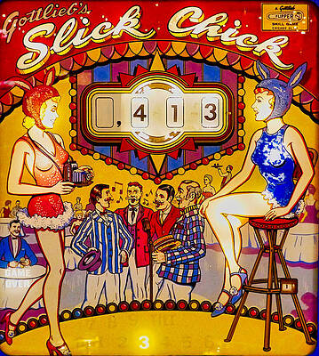 1963 Slick Chick Pinball Machine by Joan Reese 1963 Slick Chick Pinball Machine by Joan Reese