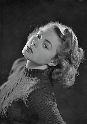 Actress Ingrid Bergman Print by Archive Photos