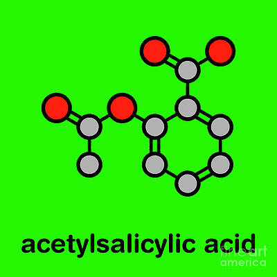 Wall Art - Photograph - Aspirin Drug Molecule by Molekuul/science Photo Library
