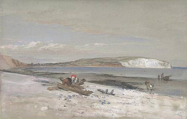 Wall Art - Painting - Culver Cliff, Isle Of Wight by William Dyce