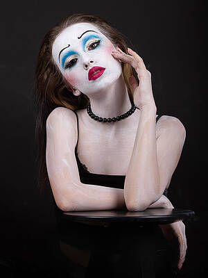 Glitter Face Photograph by Masha Vereshchenko - Fine Art America
