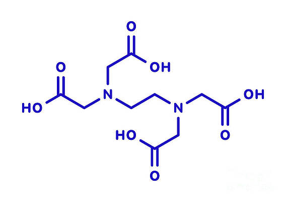Wall Art - Photograph - Edta Complexing Agent Molecule #2 by Science Photo Library
