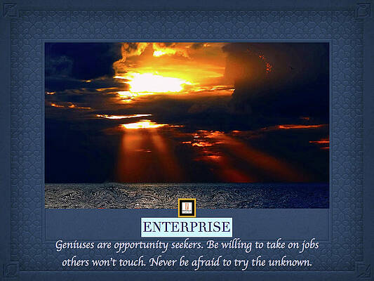 Wall Art - Photograph - ENTERPRISE-11-24 Characteristics of a Genius #2 by Kristina Toth