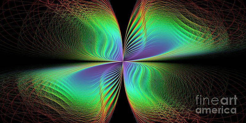 Wall Art - Photograph - Gravitational Waves Abstract #2 by Science Photo Library