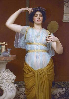 Wall Art - Painting - Ione by John William Godward