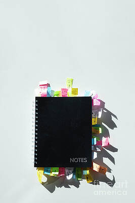 Wall Art - Photograph - Notepad Full Of Sticky Notes #2 by Science Photo Library
