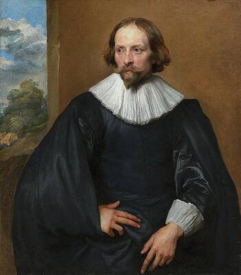 Wall Art - Painting - Portrait Of Quintijn Symons by Anthony Van Dyck