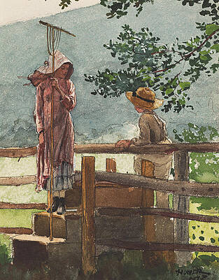 Spring Print by Winslow Homer