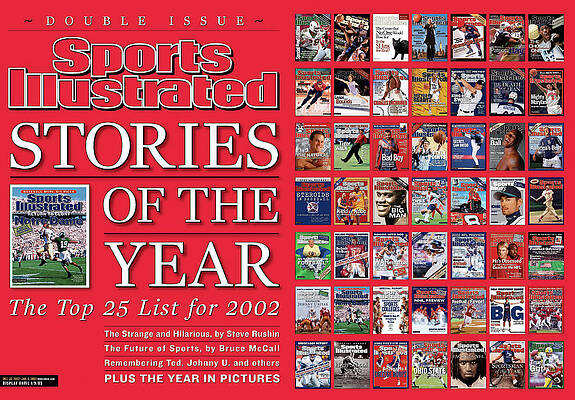 Wall Art - Photograph - Stories Of The Year The Top 25 List For 2002... Sports Illustrated Cover #2 by Sports Illustrated