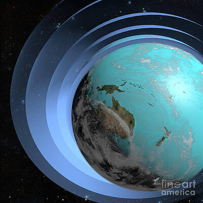 Wall Art - Photograph - Structure Of Earth's Atmosphere #2 by Science Photo Library