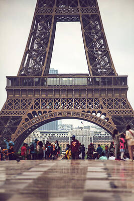 View of Eiffel Tower from Trocadero in Paris, France by Eduardo Huelin View of Eiffel Tower from Trocadero in Paris, France by Eduardo Huelin