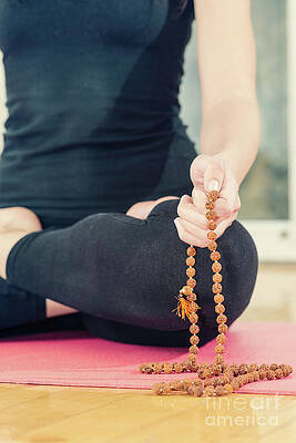 Wall Art - Photograph - Yoga Meditation #2 by Science Photo Library