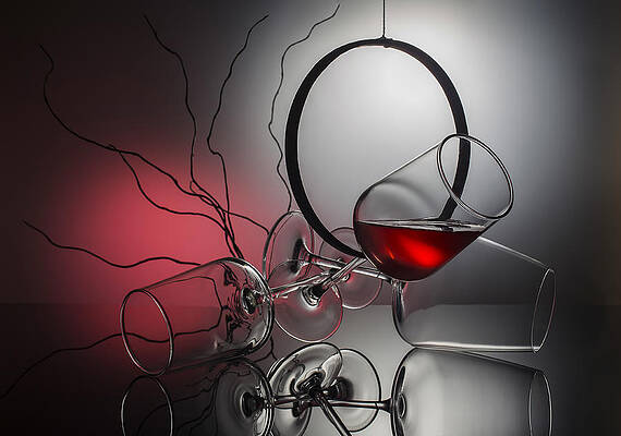 Wall Art - Photograph - From The Series "experiments With Glass" #20 by Evgeniy Popov