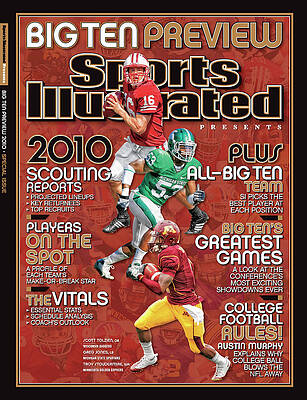 Wall Art - Photograph - 2010 Big Ten Football Preview Issue Sports Illustrated Cover by Sports Illustrated