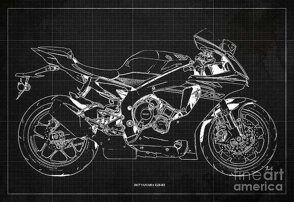 Yamaha R1 Drawings Fine Art America Yamaha R1 Drawings Fine Art America