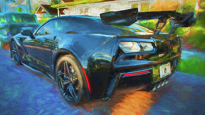 Wall Art - Photograph - 2019 Chevrolet Corvette ZR1 X135 by Rich Franco